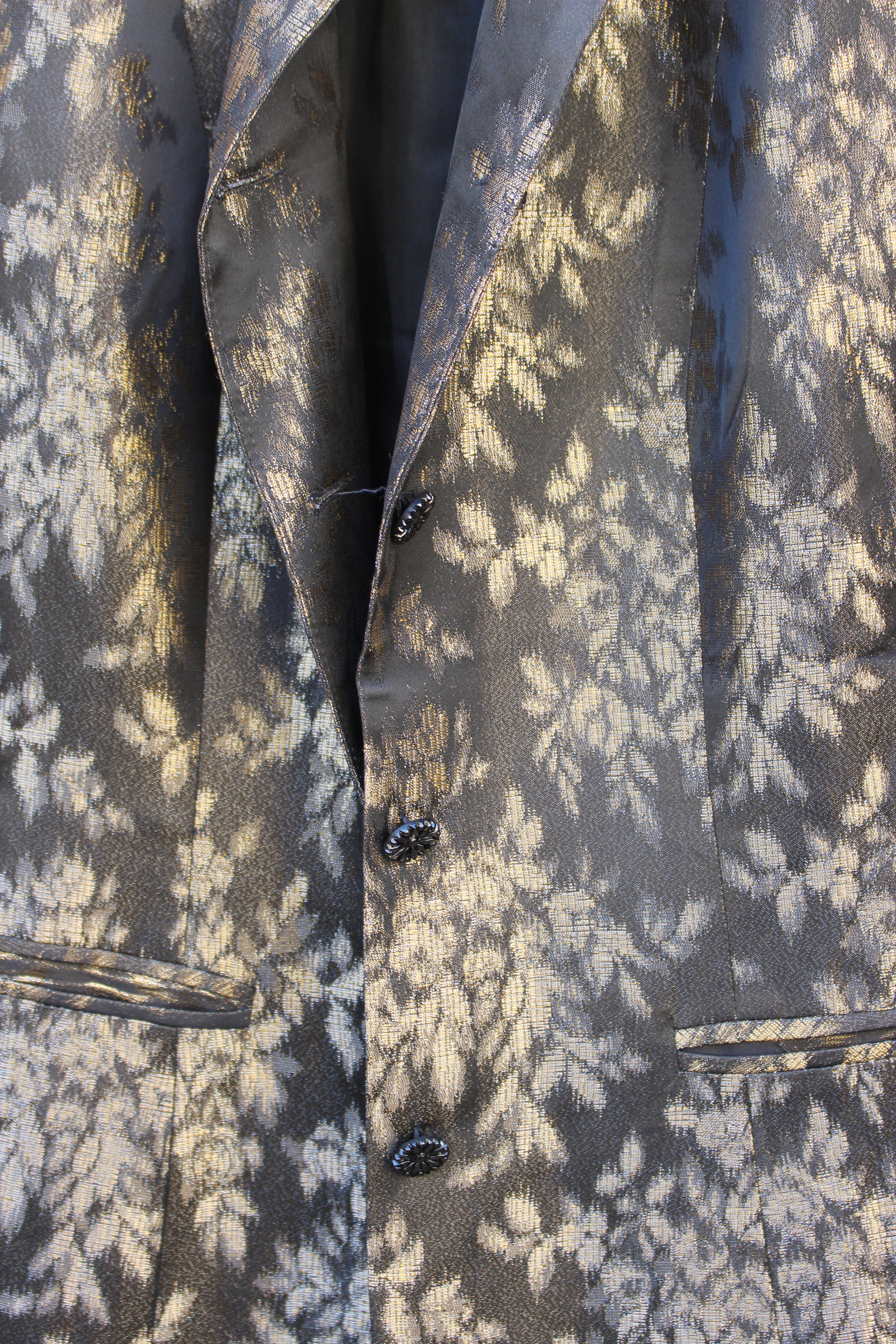 Black and gold brocade jacket, from Unicorn, 5 Ship Street, Oxford
