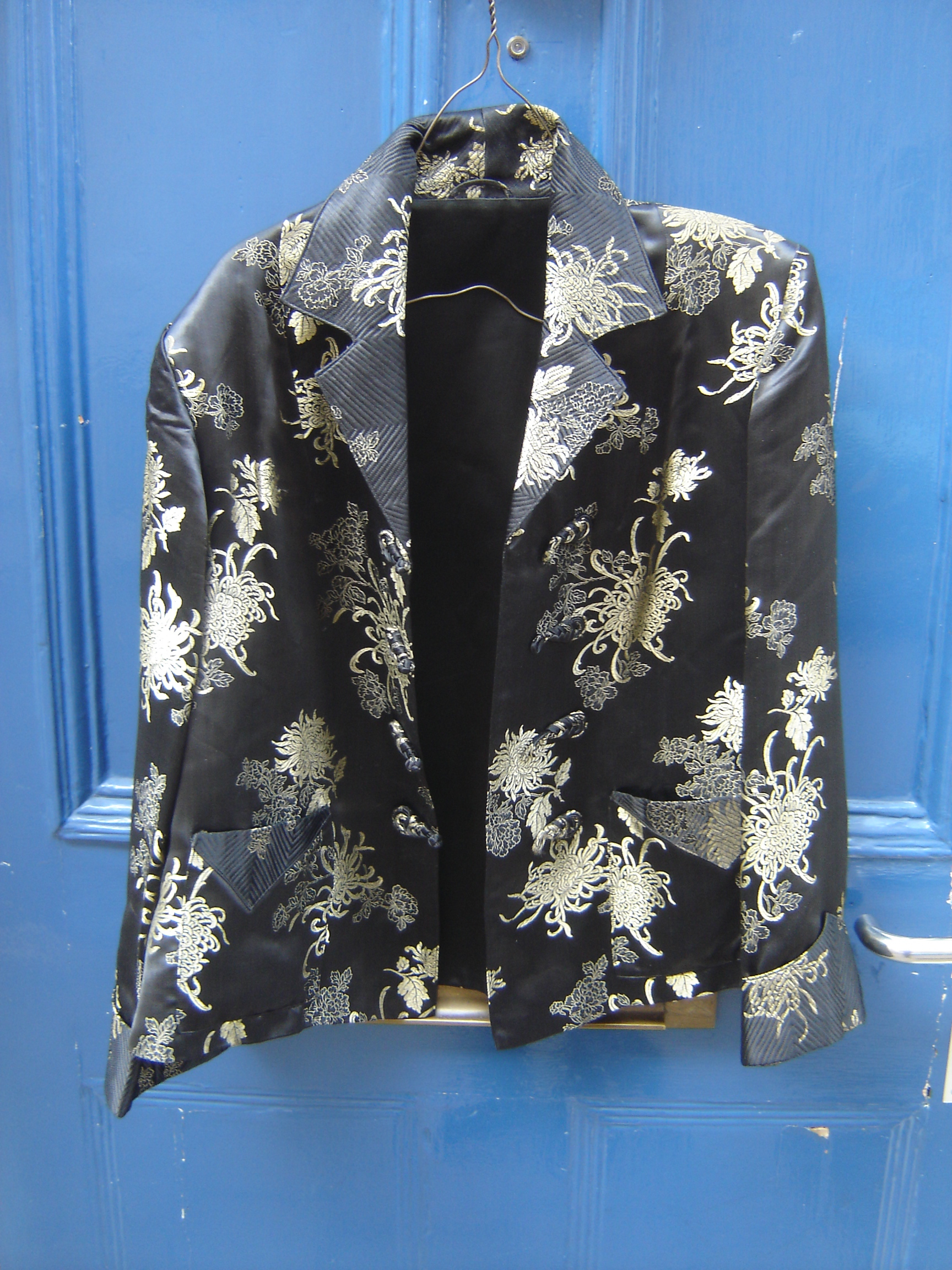 Black and gold silk top, from Unicorn, 5 Ship Street, Oxford