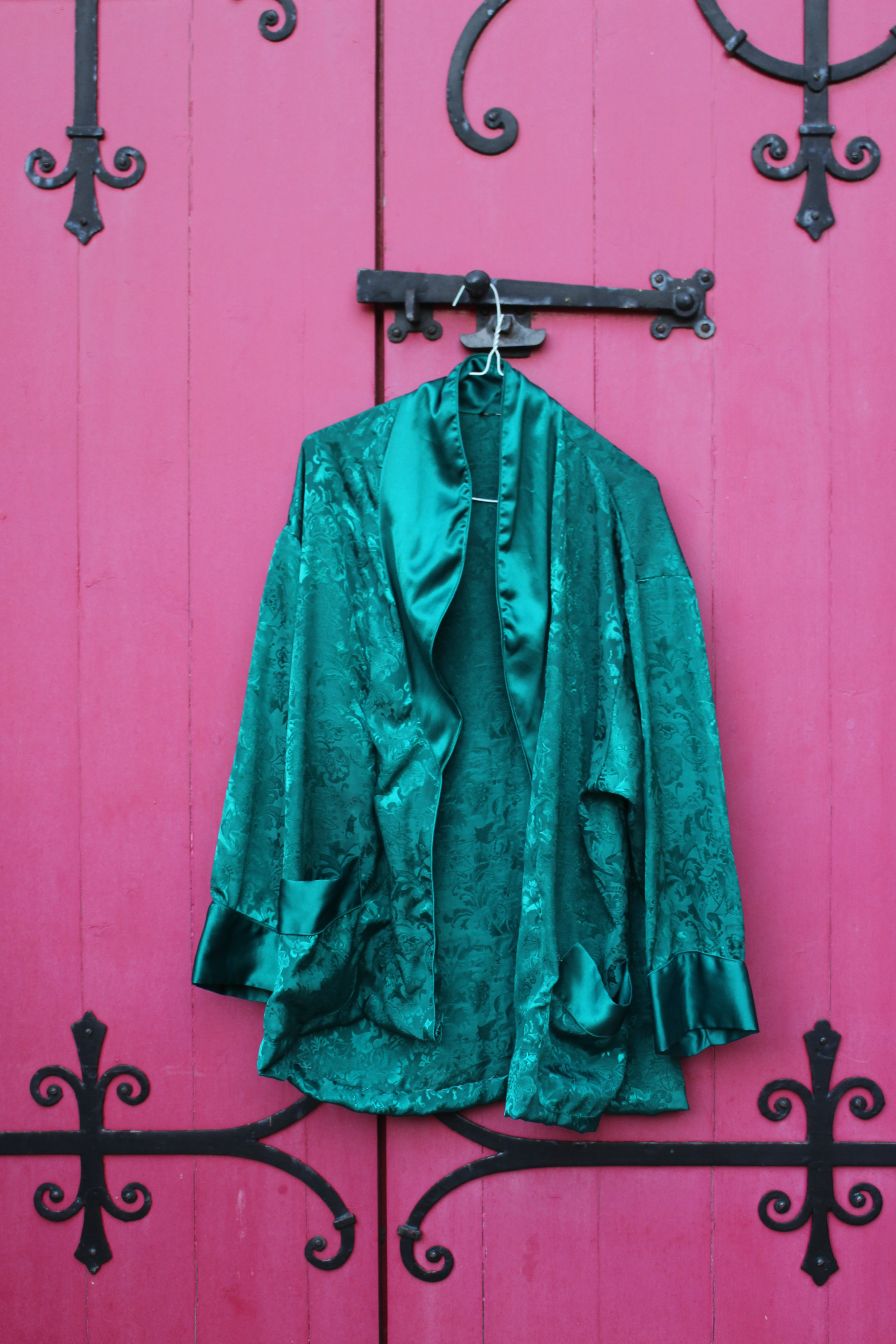 Emerald green kimono, from Unicorn, 5 Ship Street, Oxford