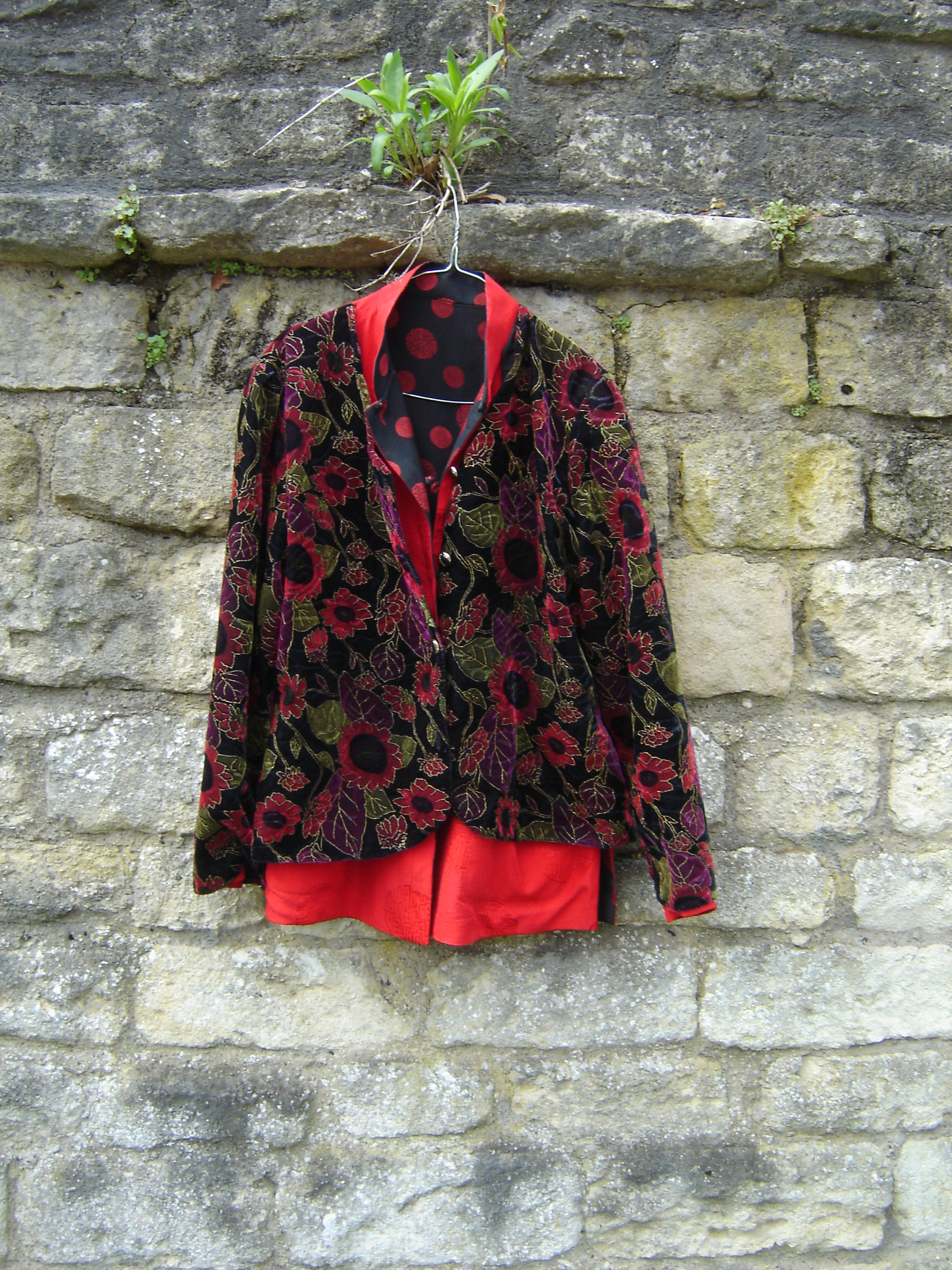 Fosby multicoloured velvet jacket, in Unicorn, 5 Ship Street, Oxford