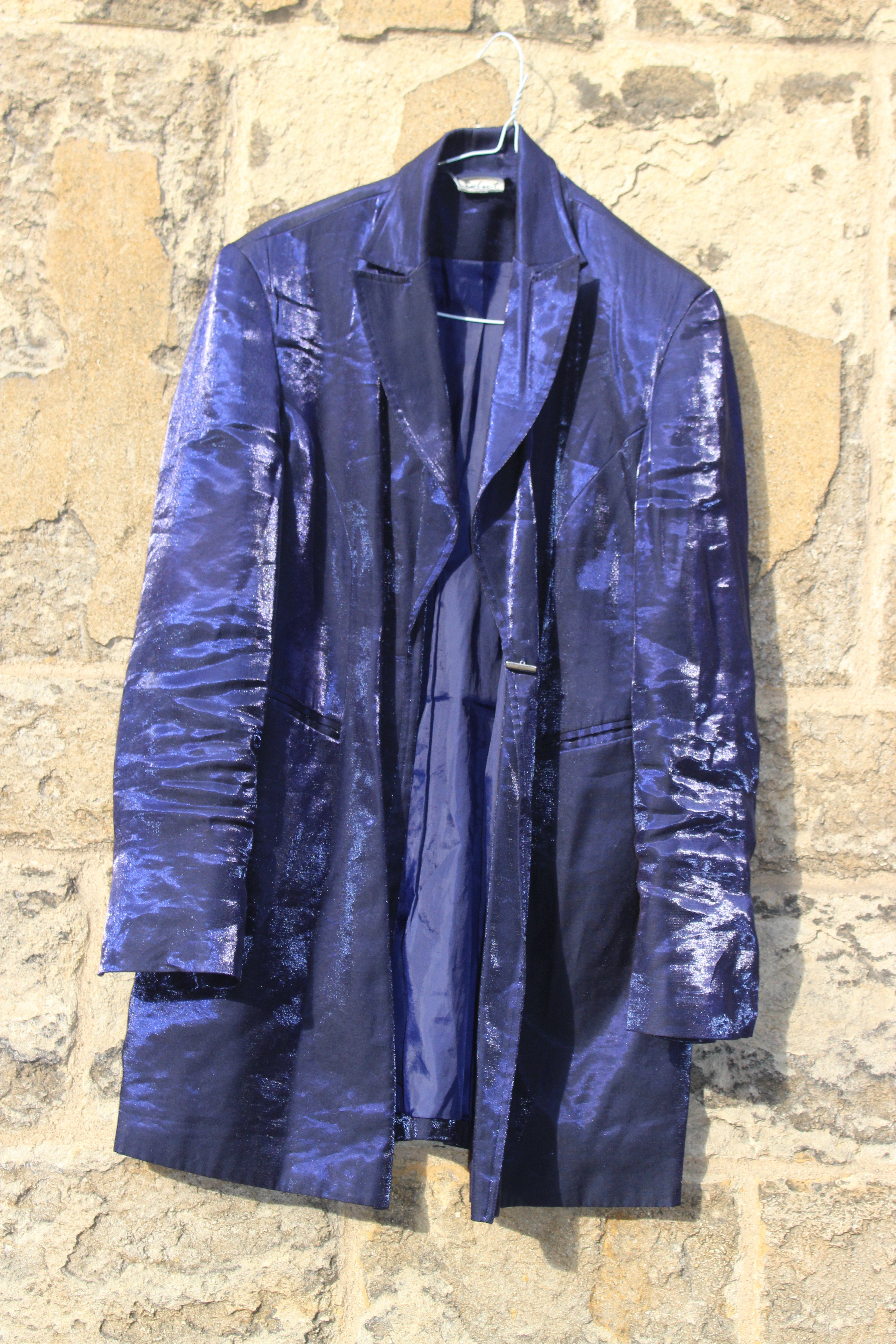 Select purple satin jacket, from Unicorn, 5 Ship Street, Oxford
