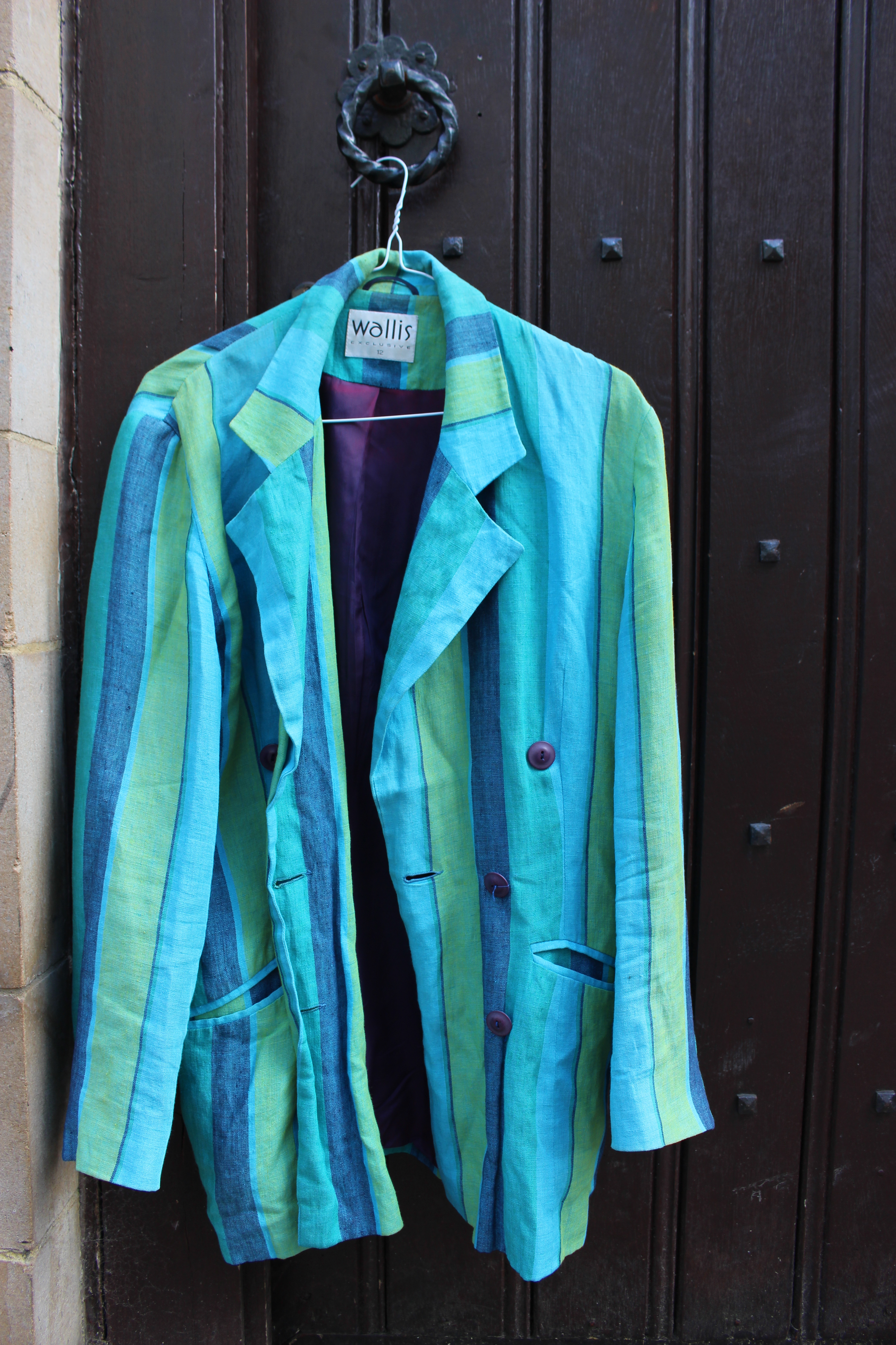 Wallis striped linen blazer, from Unicorn, 5 Ship Street, Oxford
