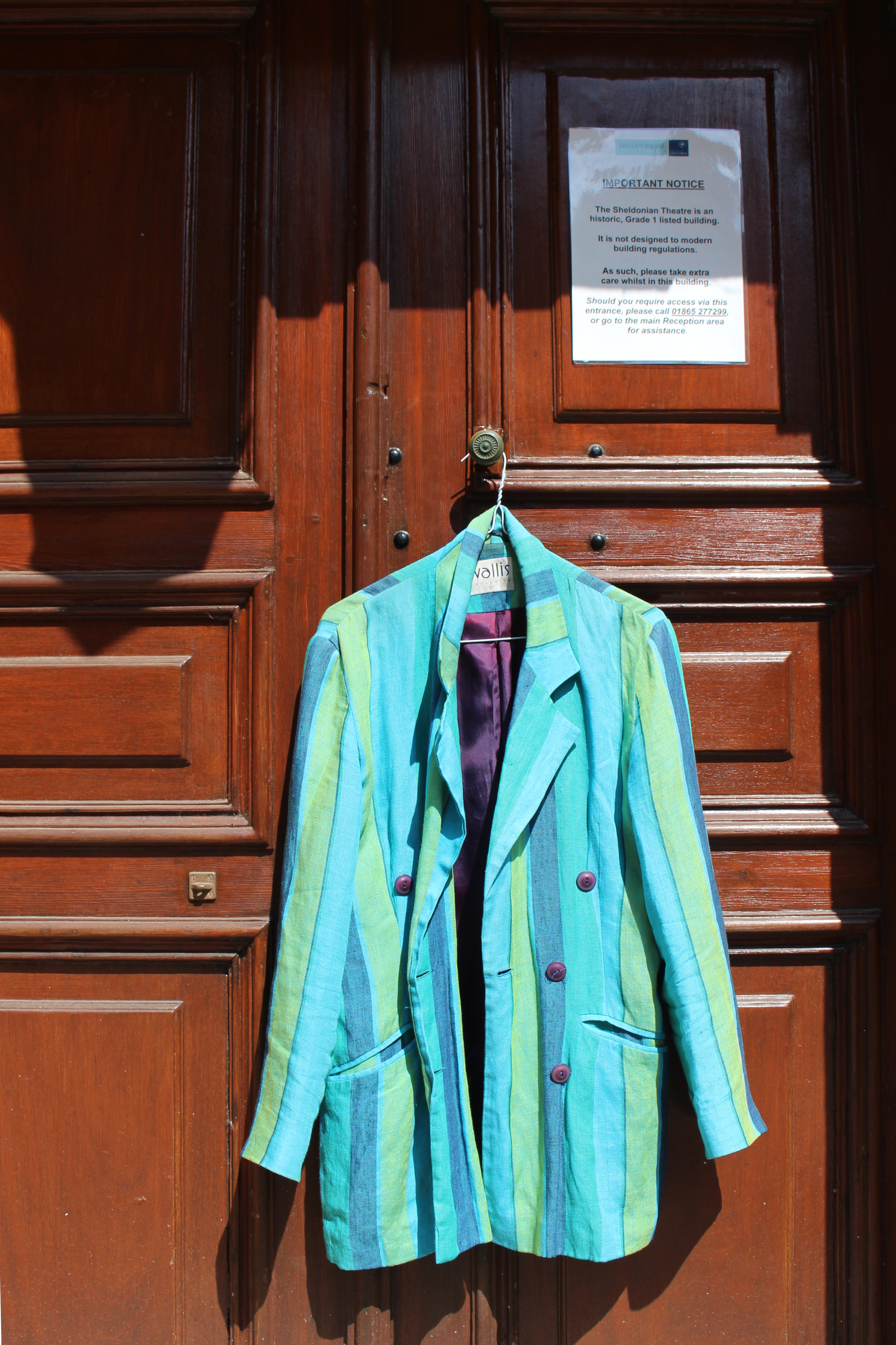 Wallis striped linen blazer, from Unicorn, 5 Ship Street, Oxford