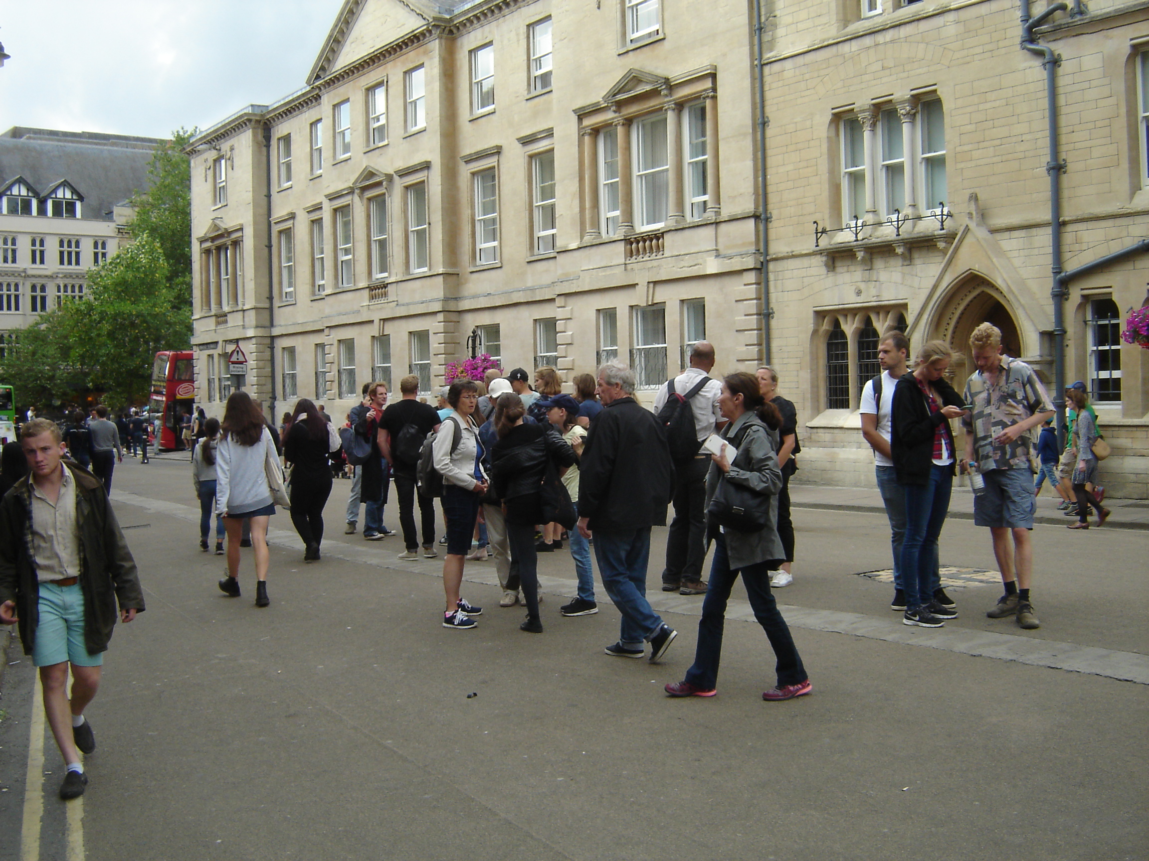 Drab people near Balliol, Oxford